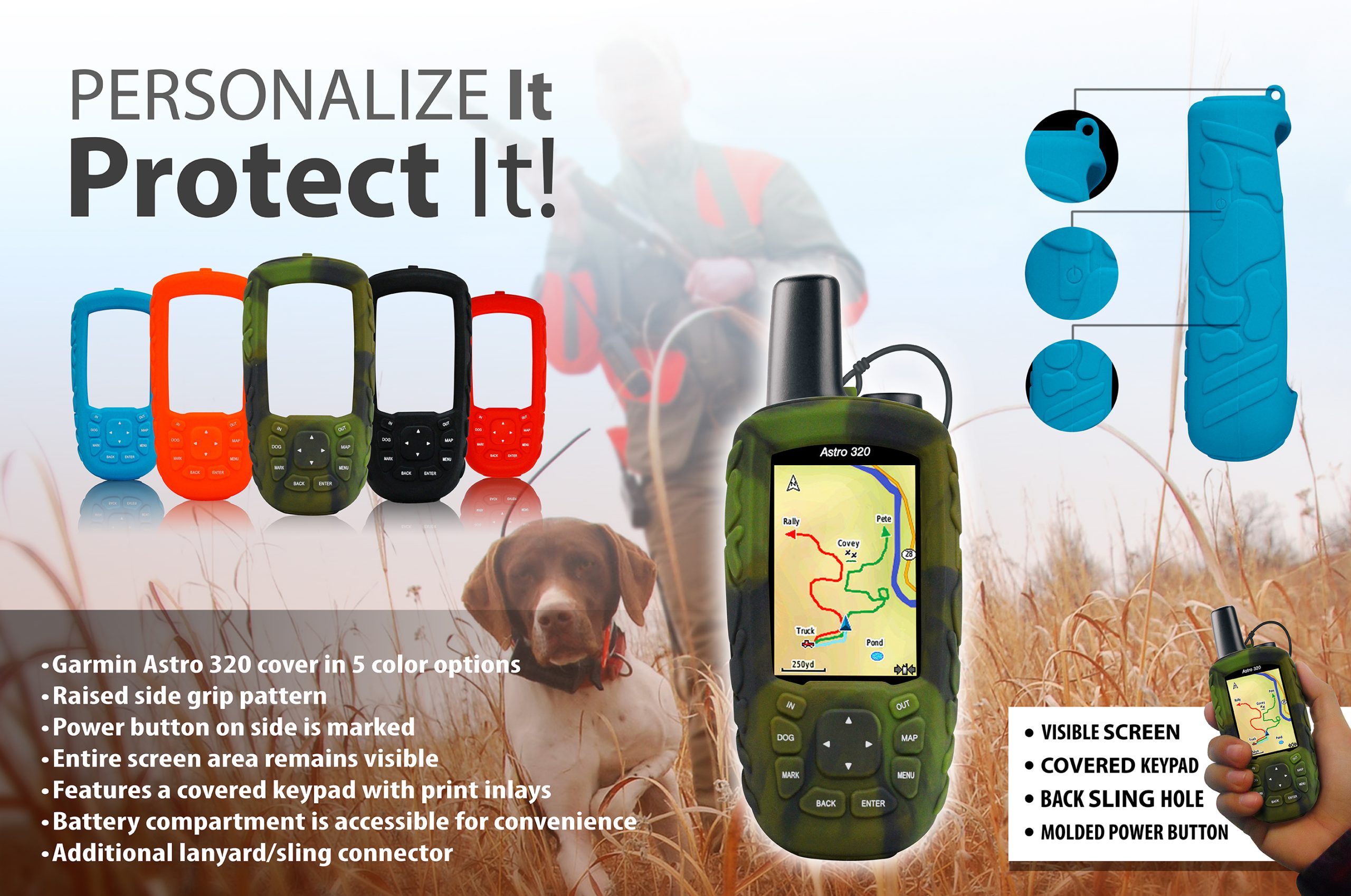 Hunter using Alpha XL in the field