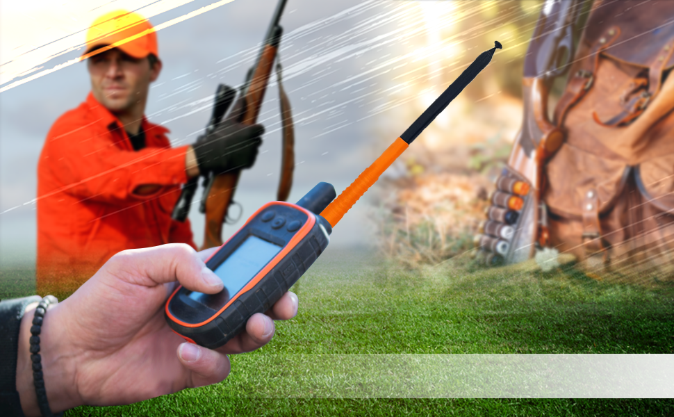 Hunter using Alpha XL in the field