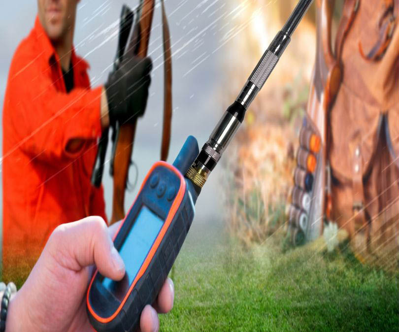 Hunter using Alpha XL in the field